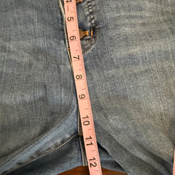 J.Crew Women's 10" High Rise Skinny Button-Fly Ankle Blue Jeans Denim Size 30 - Picture 9 of 10
